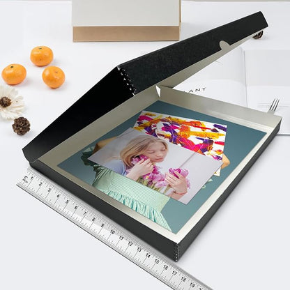 Lineco Clamshell Archival Storage Box, 16.5x20.5x1.75 In, Organize and Store - Image 3