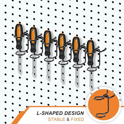 Ripeng 12 Pcs Screwdriver Organizer Tool Holders Multi-tool Holder Double-ring - Image 5