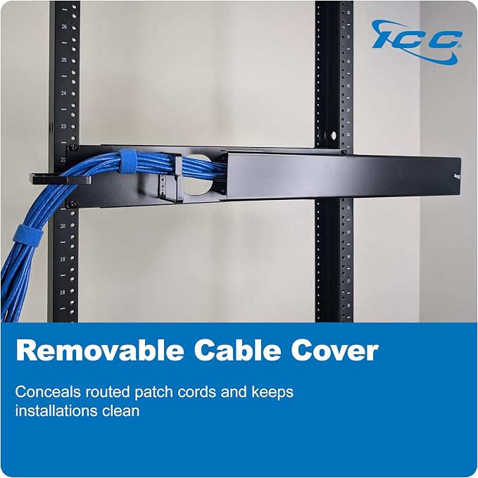 ICC 2U Ring Cable Manager Panel - Image 4