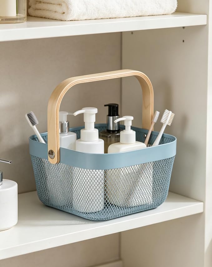 AJIODA Metal Mesh Wire Basket, Mini Steel Basket - Image 6