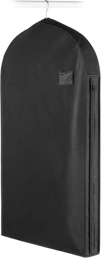 Whitmor Deluxe Suit Garment Bag, Jackets & Uniforms, Water-Repellent Polyester by Whitmor