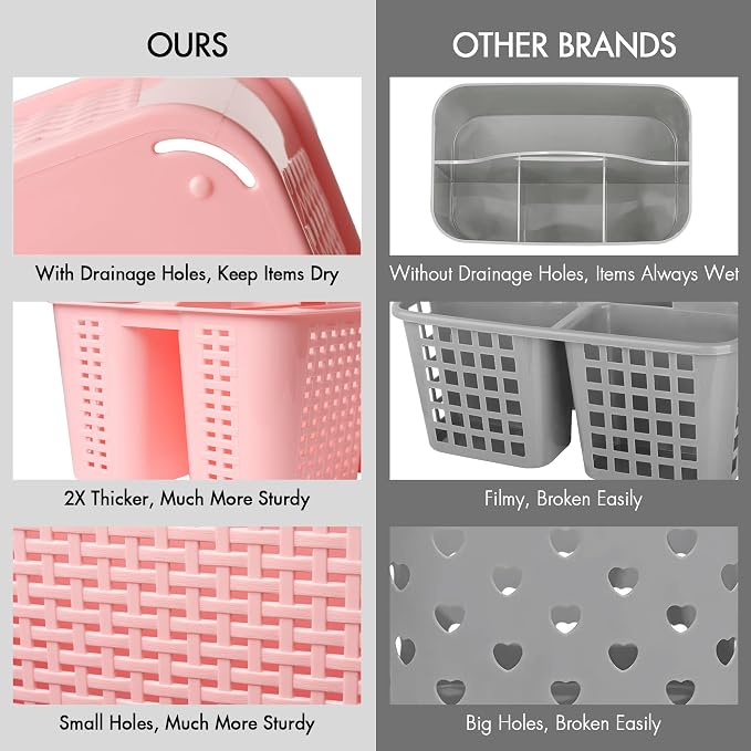 Tiawudi Portable Shower Caddy, Caddy Organizer - Image 5