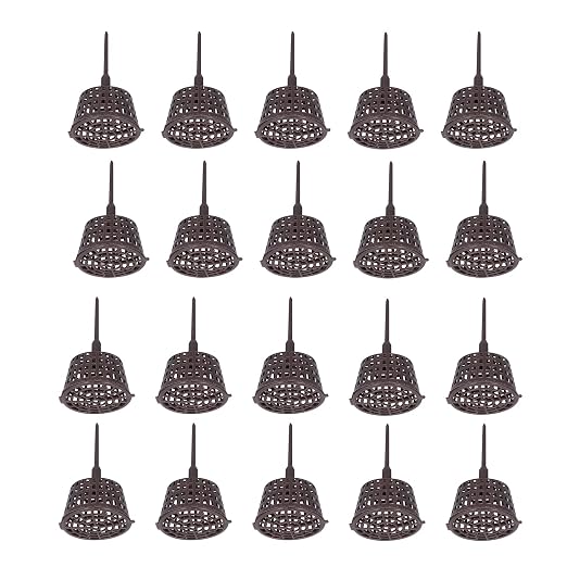 20PCS Plastic Fertilizer Mesh Baskets, Net Cups by Zerone