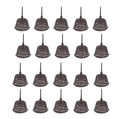 20PCS Plastic Fertilizer Mesh Baskets, Net Cups by Zerone