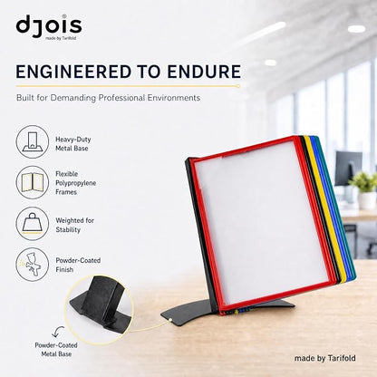 Tarifold Desktop Reference & Display System, 10 Double-Sided Pockets, 20 Sheet - Image 3