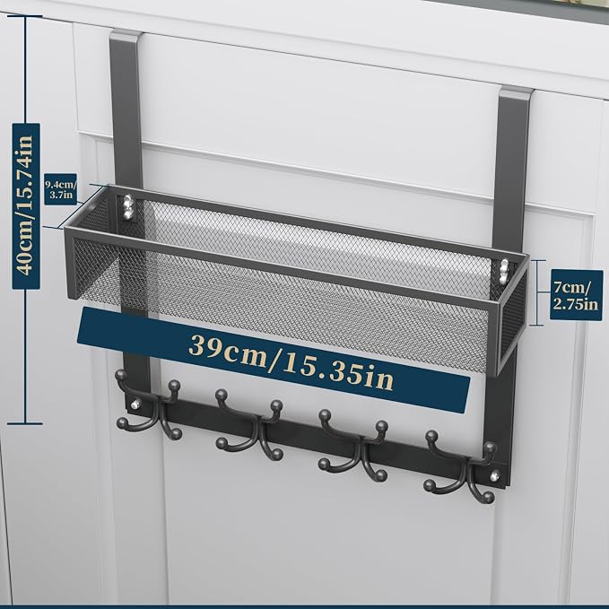 Consumest Over The Door Hooks Organizer - Image 7