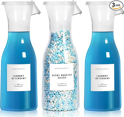 Laundry Detergent Dispenser Bottle 40oz by GIXSEGIE