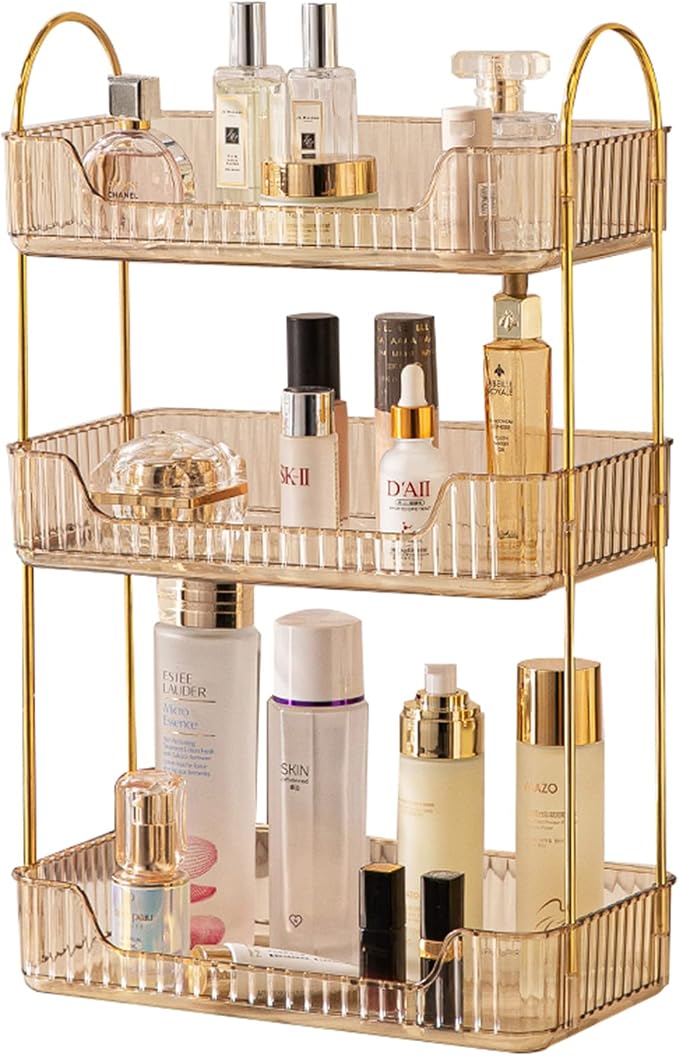 shuang qing 3 Tier Bathroom Counter Organizer Countertop Storage, Cosmetics by SHUANGQING