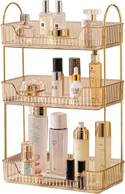 shuang qing 3 Tier Bathroom Counter Organizer Countertop Storage, Cosmetics by SHUANGQING