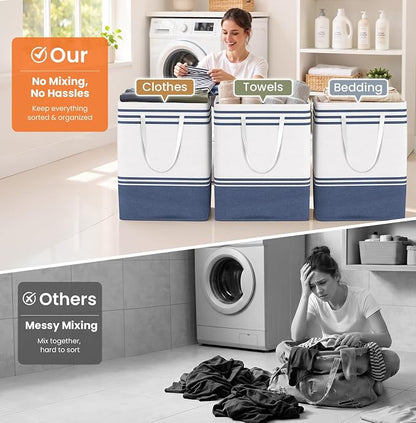 TranquilRelax 3-Pack Laundry Basket - Image 6