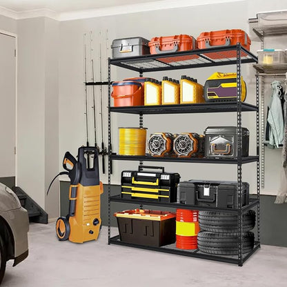 Garage Storage Shelves 5 Tiers, Heavy Duty Storage Shelving Racks - Image 2