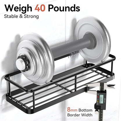 YASONIC Shower Caddy Adhesive, Rustproof Shower Organizer - Image 3