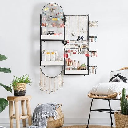 Keebofly Wall Mount Hanging Jewelry Organizer - Image 9