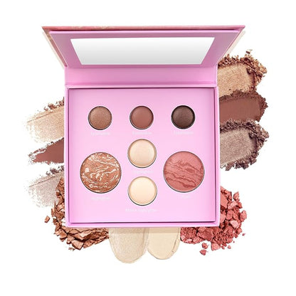 Color Nymph Face Makeup Palette, All-in-one Baked Palettes Travel-Friendly by ColorNymph