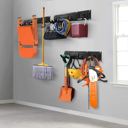 Garage Garden Tool Storage Rack Organizer Wall Mount, Yard Shovel Rack Holder - Image 7