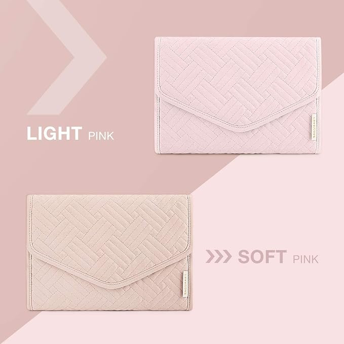BAGSMART Travel Jewelry Organizer Roll Foldable Jewelry Case - Image 7