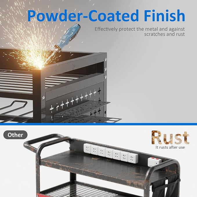 Large Power Tool Organizer Cart - Image 7