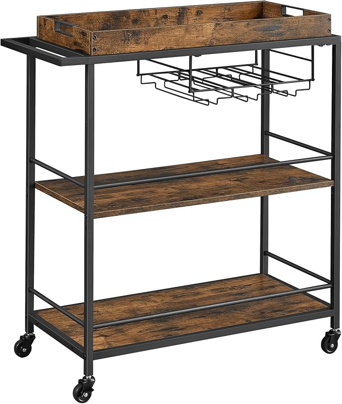 VASAGLE Kitchen Serving Cart - Image 8