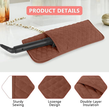 Heat Resistant Hair Tools Organizer Bag Portable Travel Storage Cover Pouch - Image 4