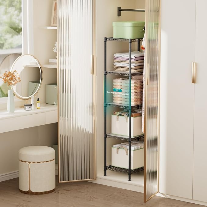 SINGAYE Shelf Closet Wire Shelving：Adjustable Metal Unit - Image 4