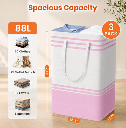 TranquilRelax 3-Pack Laundry Basket - Image 2
