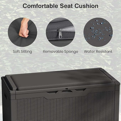 Patiolife 100 Gallon Resin Deck Box - Image 7