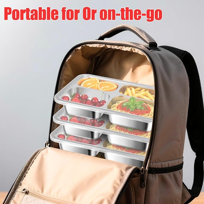 Stainless Steel Snack Containers - Image 4