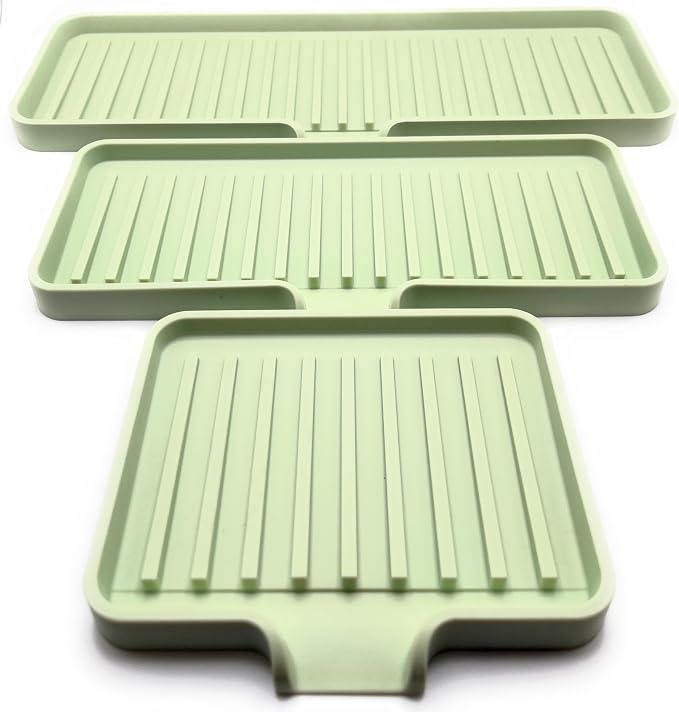 Happitasa Silicone Soap Dish Tray and Sponge Holder - Image 7