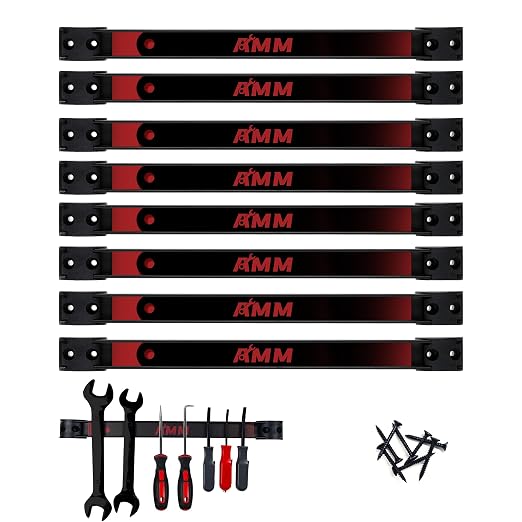 AMM 8PCS Magnetic Tool Holder Strip, Tool Magnet Bar by AMMTOOL