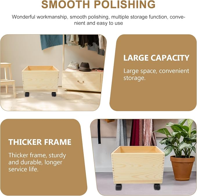 Cabilock Wooden Storage Box - Image 9