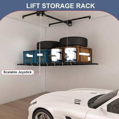 4x8 FT Overhead Garage Storage Rack - Image 5