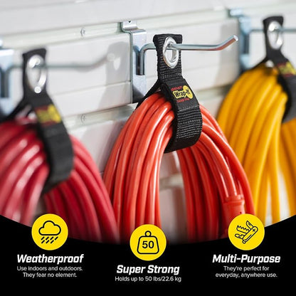 Heavy-Duty Wrap-It Storage Straps, 10-inch - Image 2
