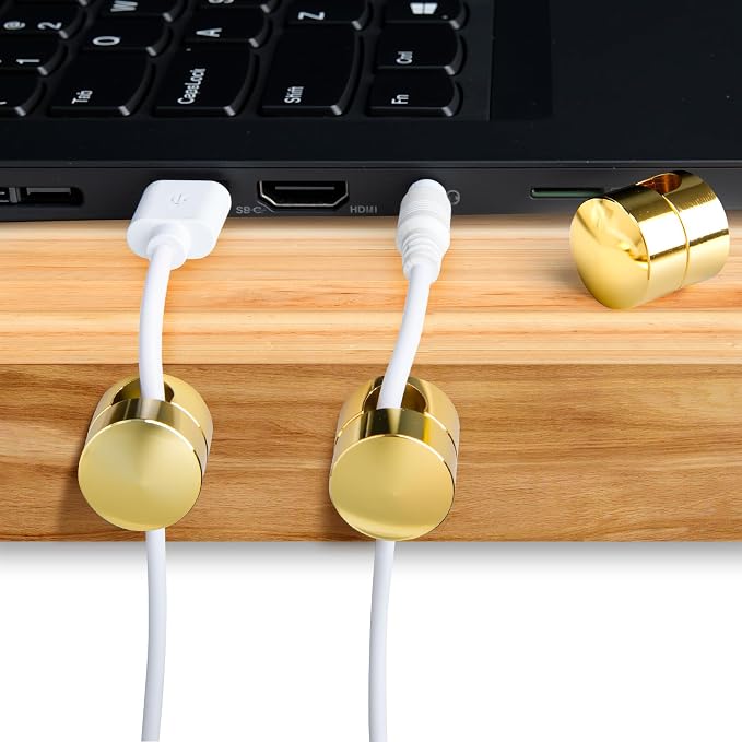 5 Sets Charger Holders for Cords, Adhesive Metal Cord Clips, Cable Management - Image 6