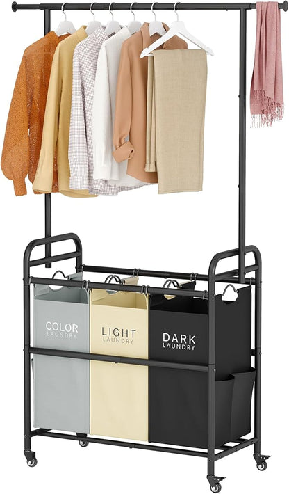 Tajsoon Laundry Sorter Cart by Tajsoon