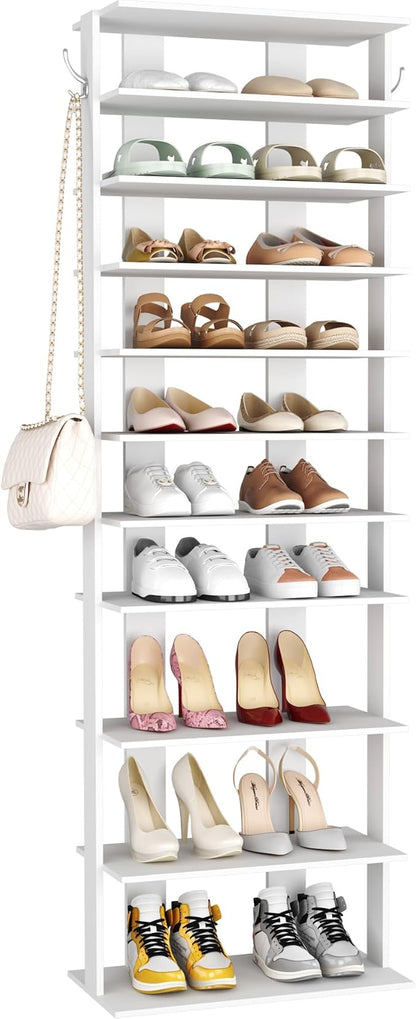 HOMEFORT 10-Tier Corner Shoe Tower by HOMEFORT