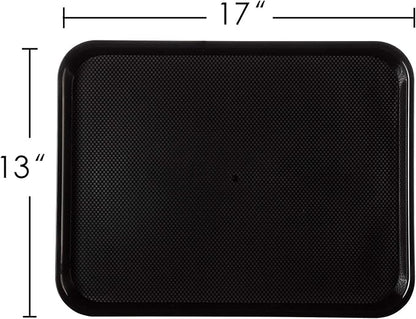 Eslite Rectangular Plastic Serving Trays, Fast Food Serving, Cafeteria Trays - Image 4