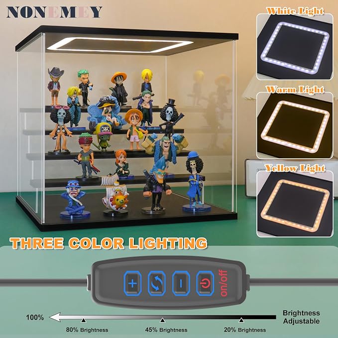 NONEMEY Clear Acrylic Display Case Stand - Image 2