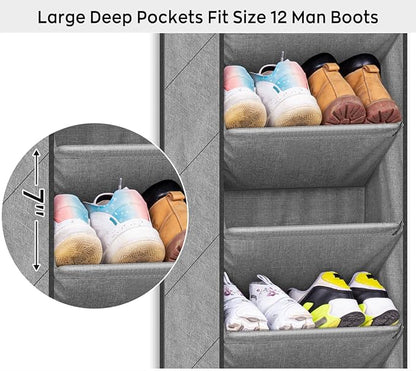 SLEEPING LAMB Over The Door Shoe Organizer - Image 3
