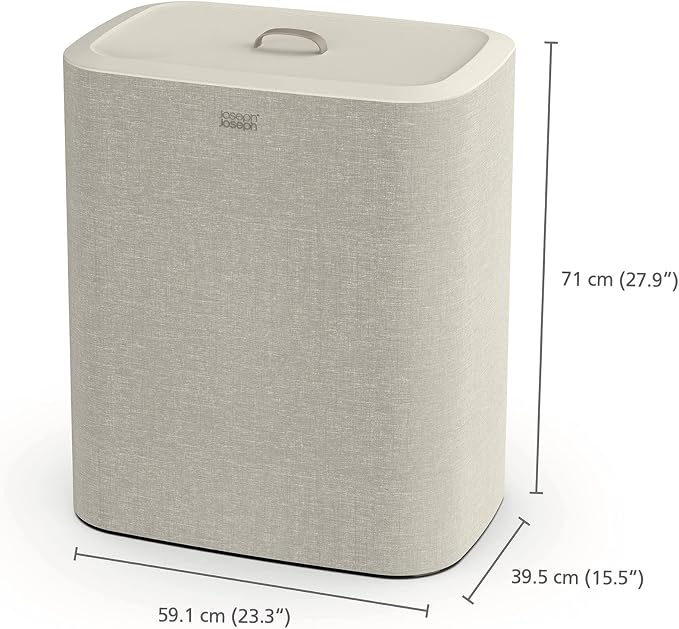 Joseph Joseph Tota Trio 90 liter/23.8 gallon Laundry Hamper Separation Basket - Image 2