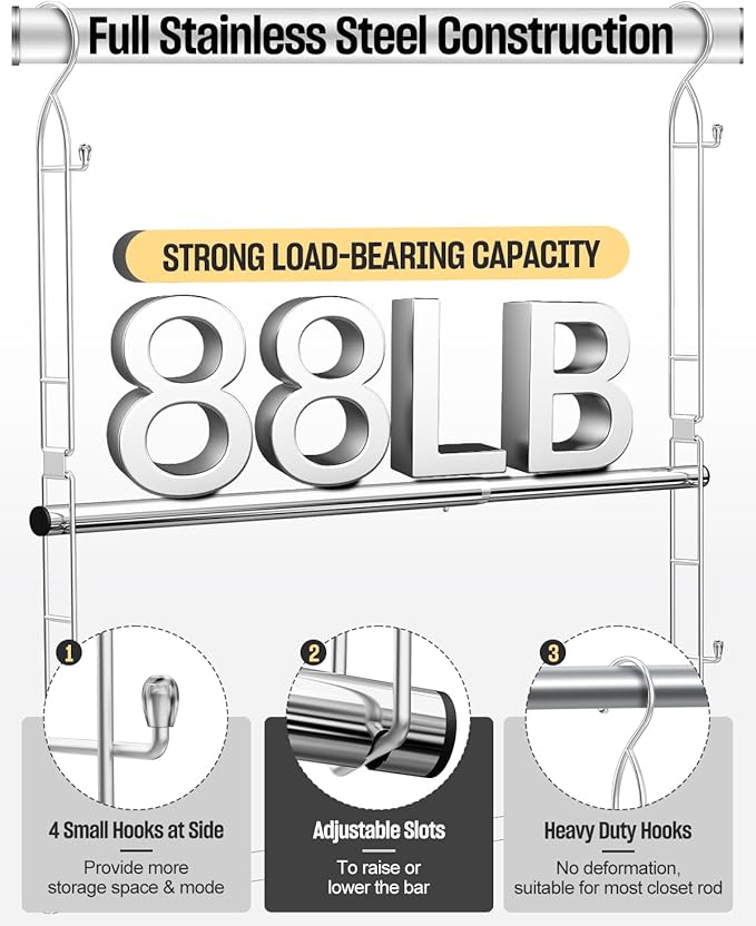 Supforce Hanging Closet Rod - Image 4