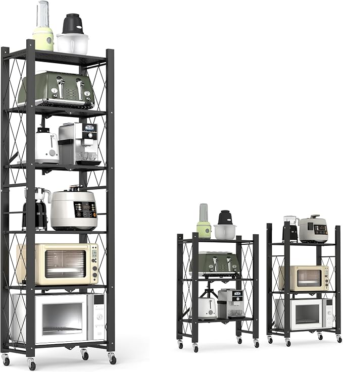 6-Tier Foldable Storage Shelves by YUANJIMI