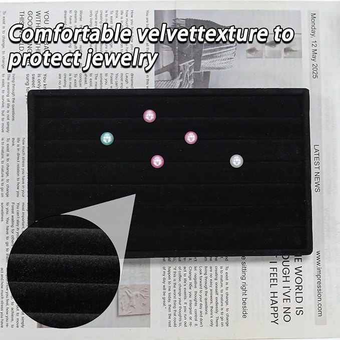 Velvet Jewelry Organizer Tray - Image 4