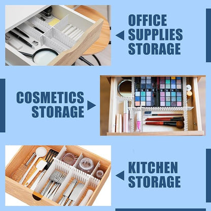Blosssound 15 Pcs 5.12 Tall Drawer Divider Adjustable Drawer Organizer DIY - Image 6