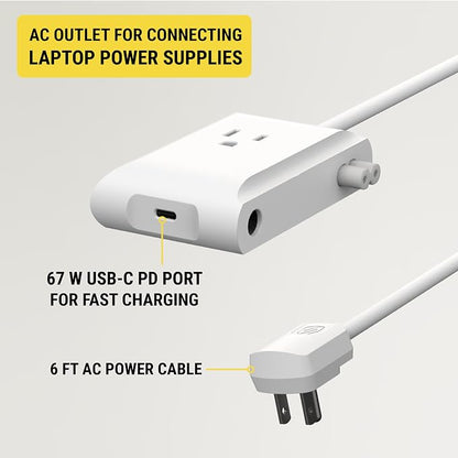 Scosche BL2PEACWT-AP BaseLynx™ 2.0 End Cap Modular System, 67W USB-C Charger - Image 3