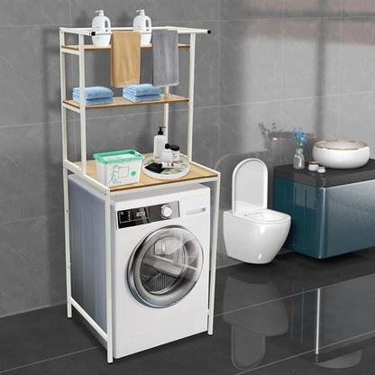 Over Washer and Dryer Shelves, Dryer Storage Shelf, 3 Tiers Laundry Room - Image 4