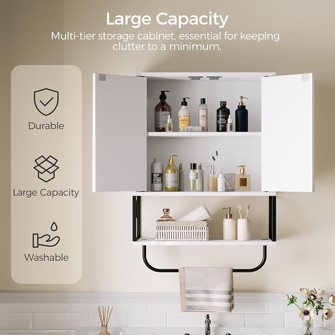 MAHANCRIS Bathroom Wall Cabinet - Image 4