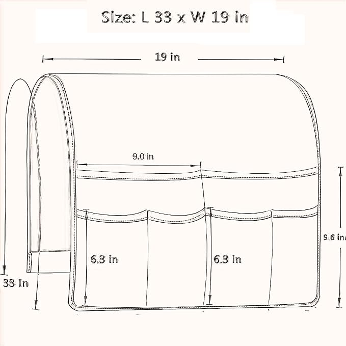 Sofa Armrest Organizer Non-Slip Remote Control Holders - Image 4