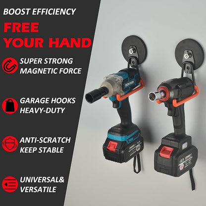 MUTUACTOR New Updated Super Strong Magnetic Hooks, 40lbs Anti-Scratch Large - Image 3
