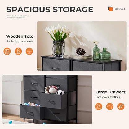 Sweetcrispy Dresser for Bedroom, Fabric Dresser - Image 4