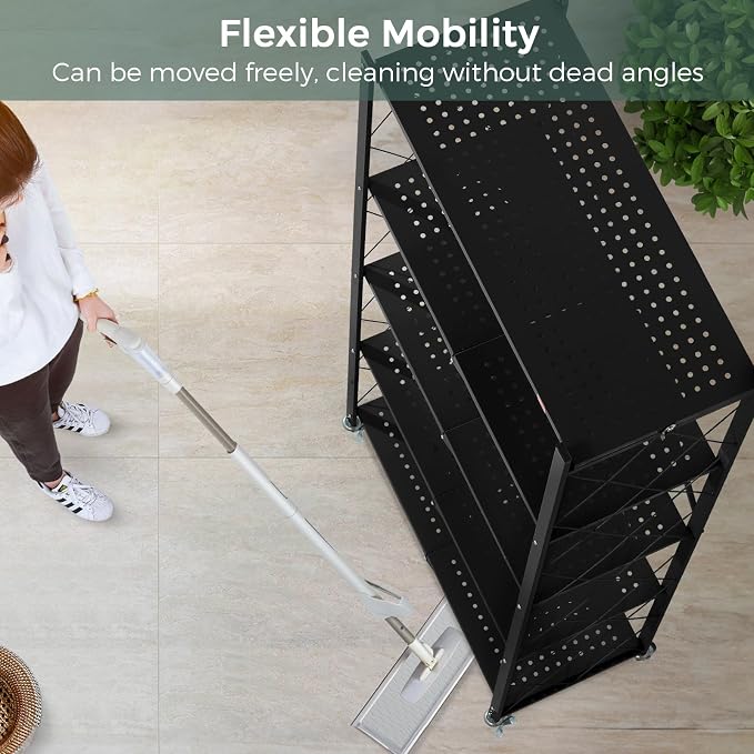 DEANIC 5 Tier Foldable Storage Shelves - Image 9